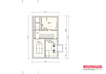 WEIZENEGGER Grundriss Einfamilienhaus Ochsenhausen Untergeschoss