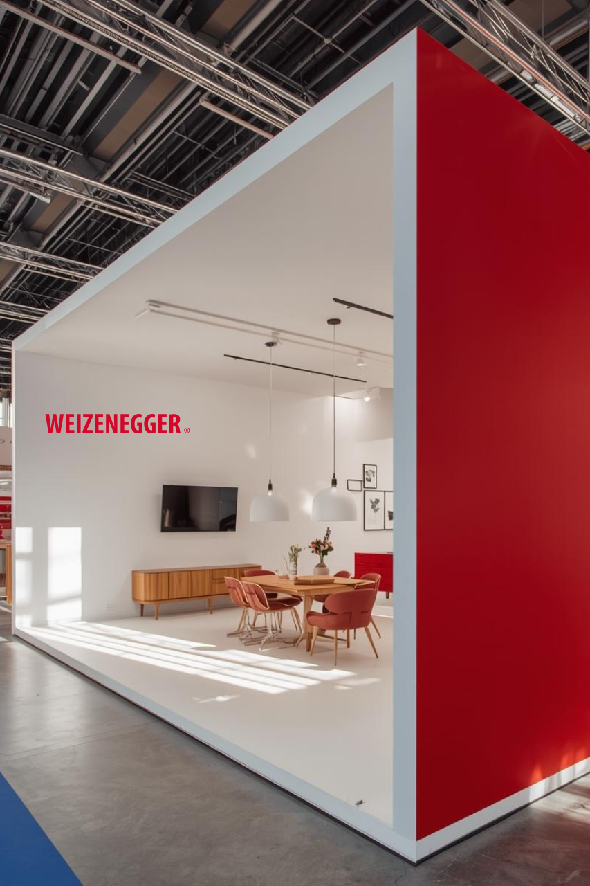 Beispiel eines Messestands von Weizenegger.