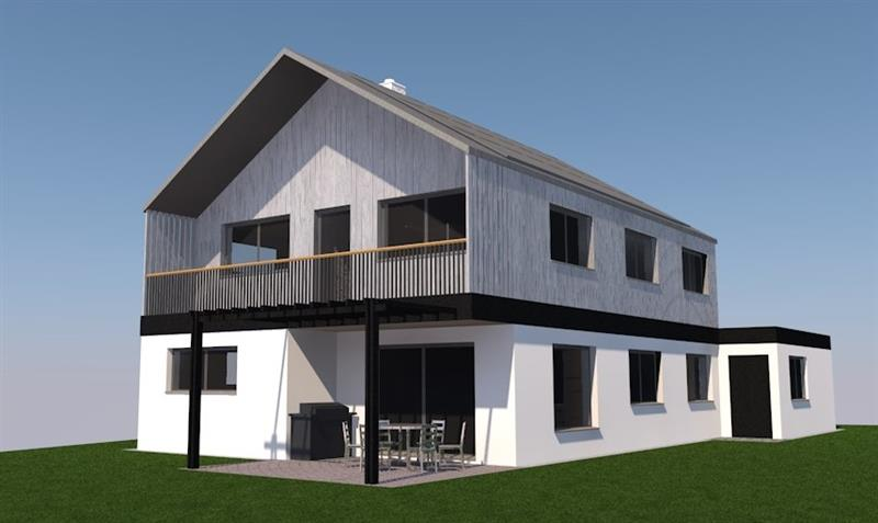 Familie Lemke Haus Illustration